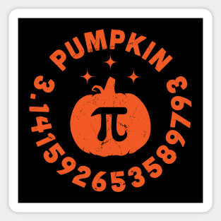 Pumpkin Pi Number 3.14 Pumpkin Pie Math Sticker